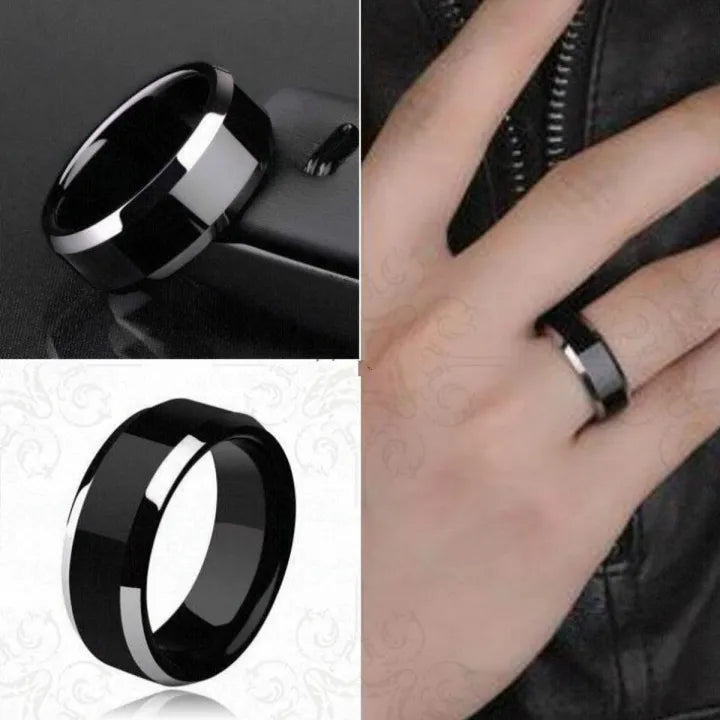Black Snake Chain With Free Titanium Ring